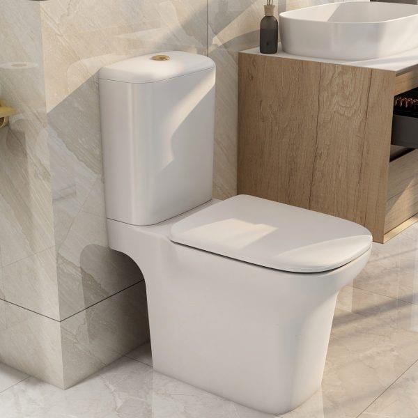 Imex Toilet Seat Imex Grace Slimline Soft Close, Quick Release Duraplus Seat in White