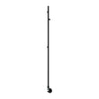 Reina Designer Towel Radiator Matt Black Reina Ines Dry Electric Designer Towel Pole with Digital Timers - 1500 x 22mm