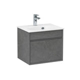 Imex Wall Mounted Vanity Unit Imex Alma Wall Mounted Single Drawer 500mm Vanity Unit with Basin