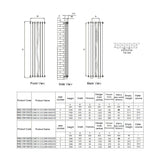 Reina Column Radiator Reina Coneva Vertical Column Radiator