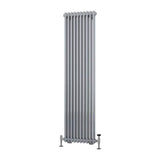 Eastbrook Column Radiator Eastbrook Rivassa Traditional 2 Column Radiator in Chrome Effect