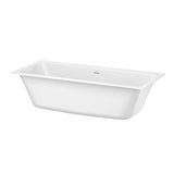 Roca Double Ended Bath Roca Ona Rectangular Drop In Stonex® Bath
