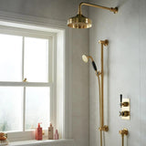 Vado Shower Heads and Arms Booth & Co. Axbridge Traditional 200mm (8") Shower Head and Arm