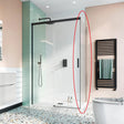Crosswater Crosswater Design 8 Side Panel Silver 800mm