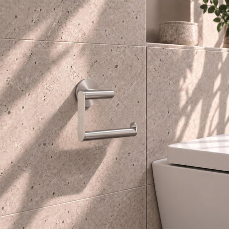 Smedbo Robe Hook Brushed Stainless Smedbo Dot Self-Adhesive Swivel Toilet Roll Holder