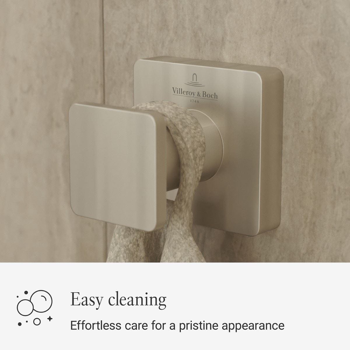 Villeroy & Boch Robe Hook Villeroy & Boch Elements - Striking Towel Hook