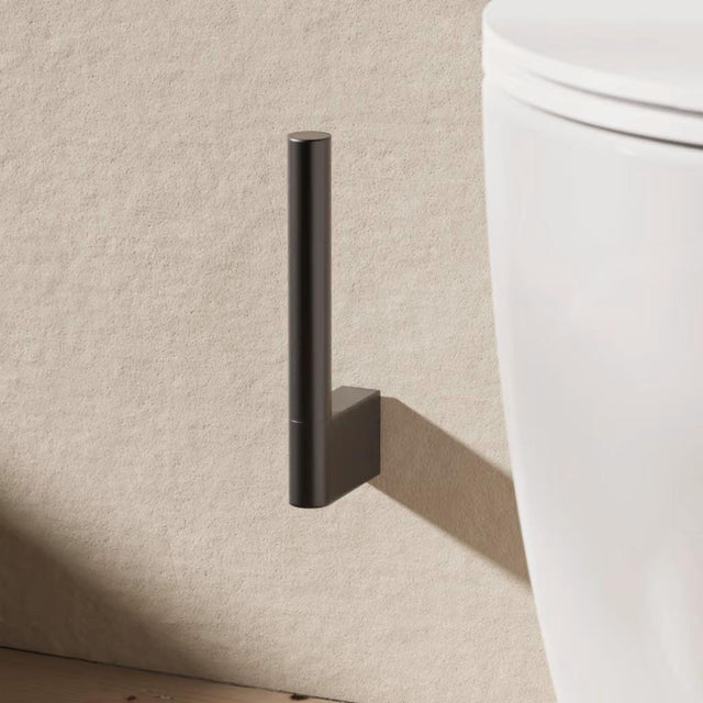 Crosswater Toilet Roll Holder Matt Black Crosswater MPRO Spare Toilet Roll Holder