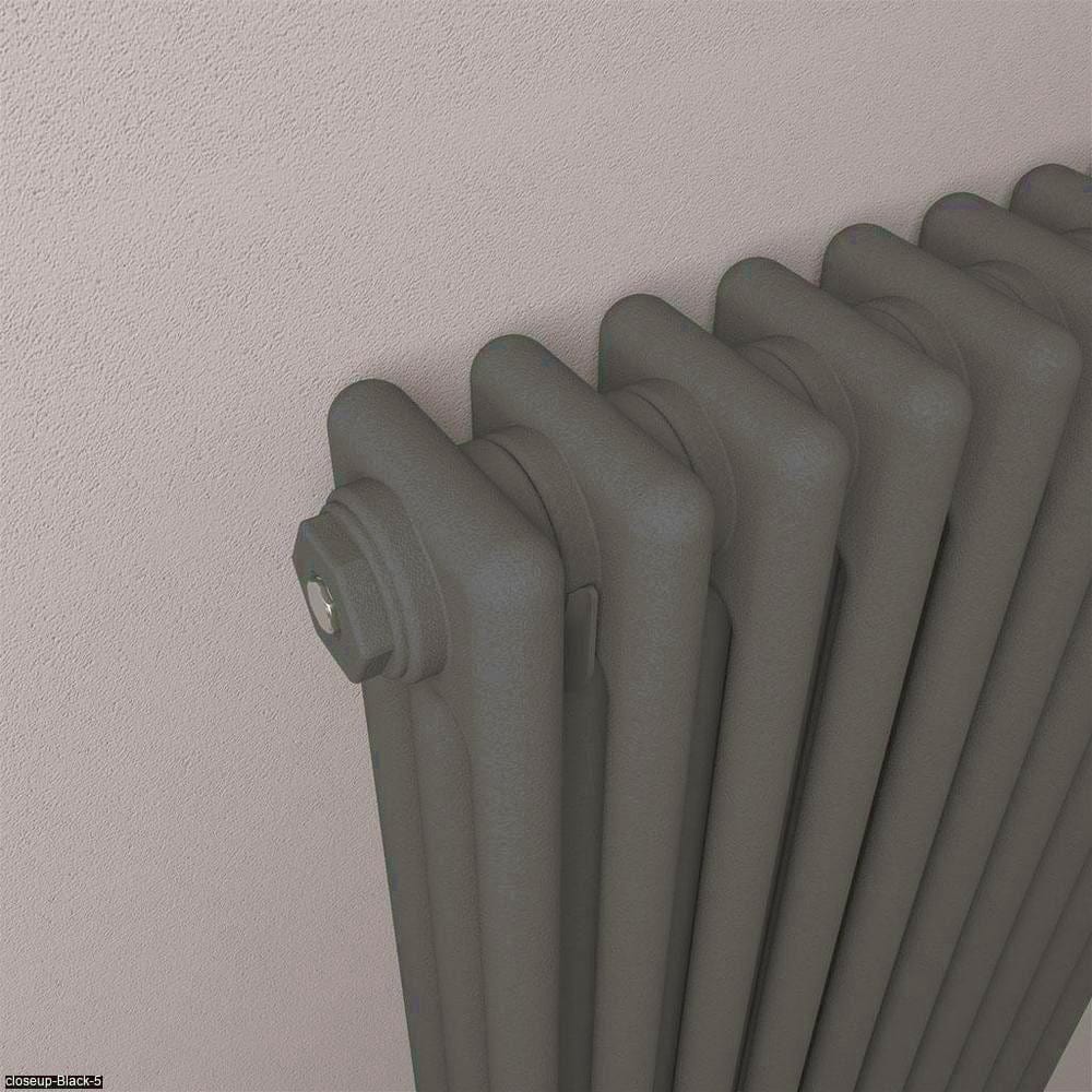 Eastbrook Rivassa Traditional 3 Column Radiator in Matt Anthracite