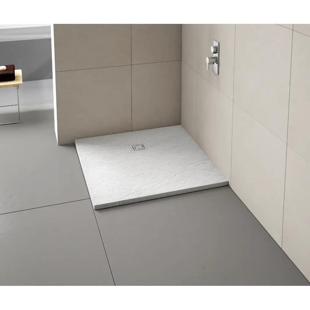 Merlyn Square Shower Tray White Merlyn Truestone Square Shower Tray