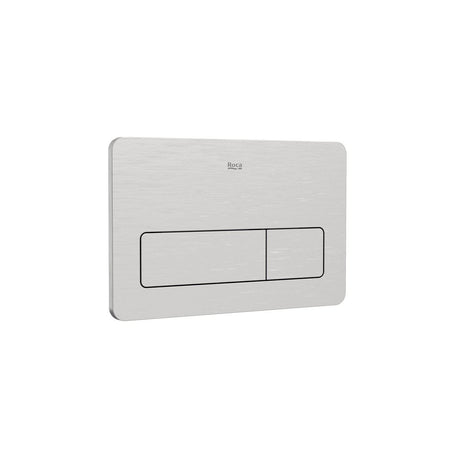 Roca Flush Plate Roca Duplo One PL3 Pro Flush Plate Dual Flush in Stainless Steel
