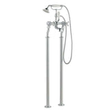JTP Freestanding Bath Filler JTP Grosvenor Cross Freestanding Bath Shower Mixer with Kit