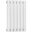 Aquarius Bathrooms Column Radiator 600 x360mm Aquarius Athens Single Horizontal Column Radiator in White