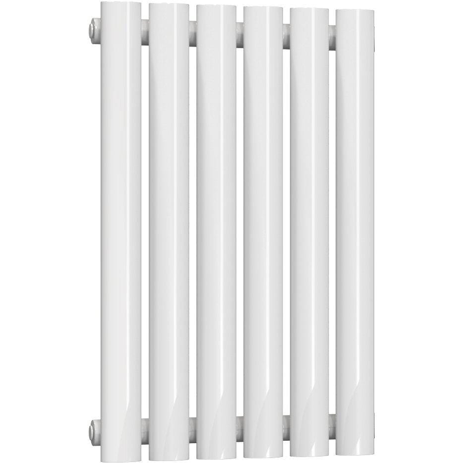 Aquarius Bathrooms Column Radiator 600 x360mm Aquarius Athens Single Horizontal Column Radiator in White