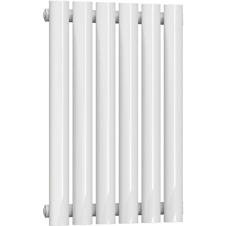 Aquarius Bathrooms Column Radiator 600 x360mm Aquarius Athens Single Horizontal Column Radiator in White
