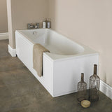 Aquarius Bathrooms Single Ended Bath 1700 x 700mm Aquarius Elter Single Ended Bath With Legs Set
