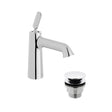 VADO Mono Basin Tap Vado Arrondi Mono Basin Mixer Tap with Universal Waste - Chrome - ARR-100/CC-CP