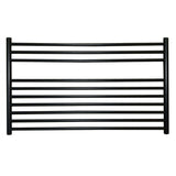 JIS Ladder Rail 600 x 1000mm / Black / Electric Only JIS Sussex Newick Horizontal Stainless Steel Heated Towel Rail