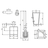 Villeroy & Boch Toilet Brush Villeroy & Boch Elements - Striking Toilet Brush Set