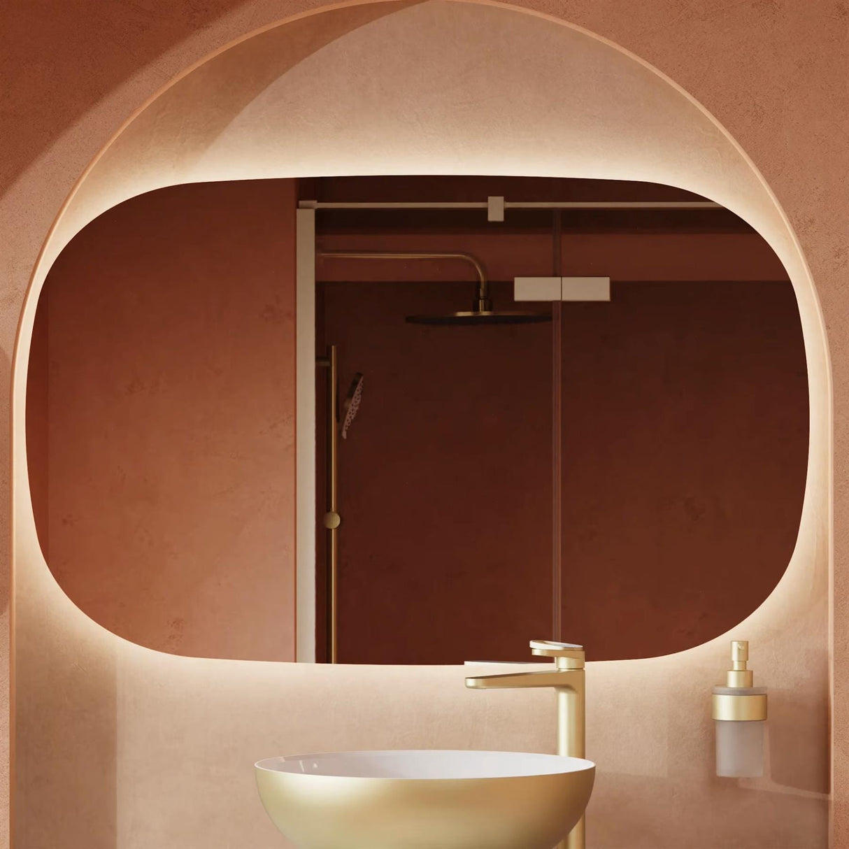 Crosswater Illuminated Mirror 600 x 1000mm Crosswater Artist LED Illuminated Mirror