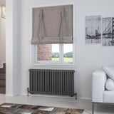 Eastbrook Rivassa Traditional 2 Column Radiator in Matt Anthracite