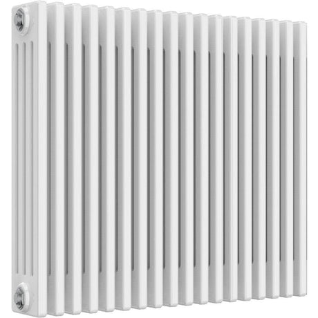Aquarius Bathrooms Column Radiator 750mm x 830mm Aquarius Foundry Horizontal 4 Column Radiator in White