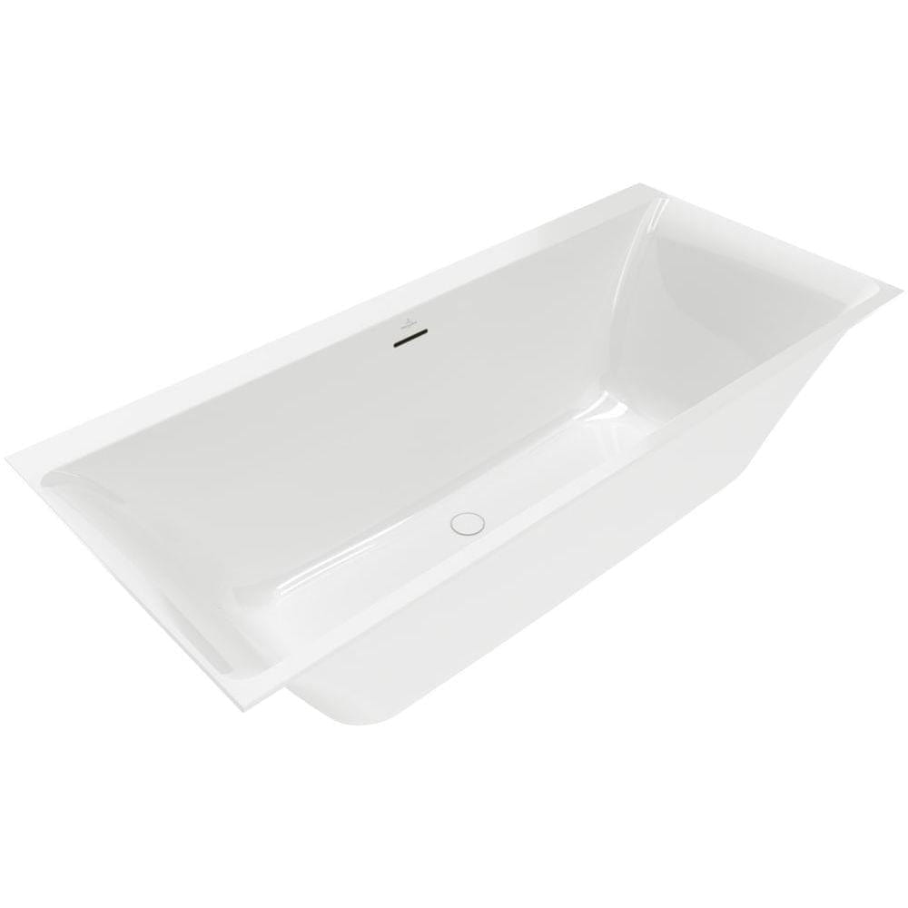 Villeroy & Boch Double Ended Bath Villeroy & Boch Subway 3.0 Double Ended Quaryl Bath with SilentFlow