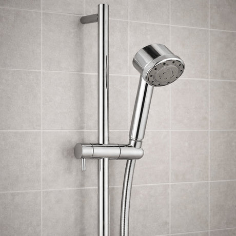 JTP Shower Riser Rail JTP Techno Riser Rail Set with Multi Function Hand Shower and Hose