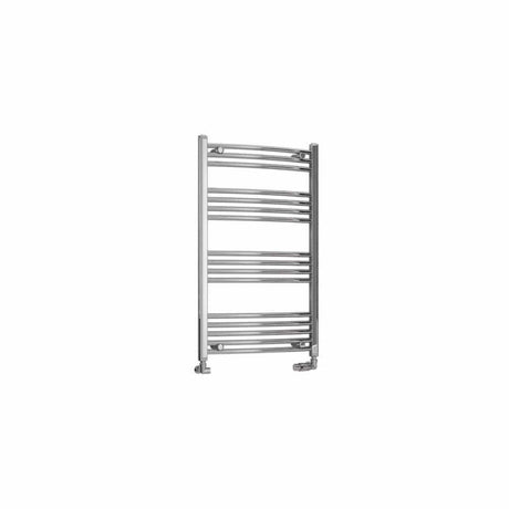Eastbrook Ladder Rail Eastbrook Wendover Curved Vertical Heated Towel Rail - 1000mm x 600mm in Chrome