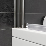 Merlyn Bath Screen Merlyn 2 Panel Curved Bathscreen with HydraSEAL Technology