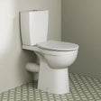 Ideal Standard Close Coupled Toilet Ideal Standard Eurovit+ Comfort Height Close Coupled Toilet with Soft Close Toilet Seat
