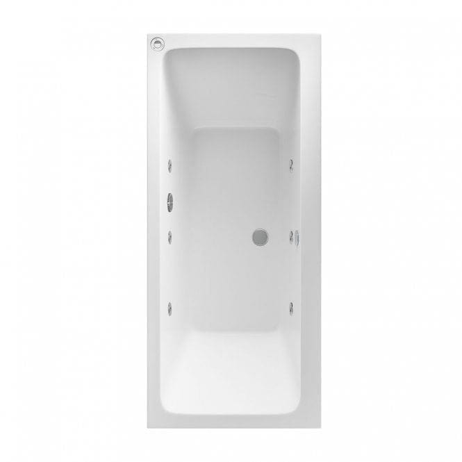 Eastbrook Jacuzzi Whirlpools and Spa Baths 6 Eastbrook Portland Double Ended Whirlpool Bath - 1700mm x 750mm - White