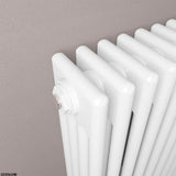 Eastbrook Rivassa Traditional 4 Column Radiator in Gloss White