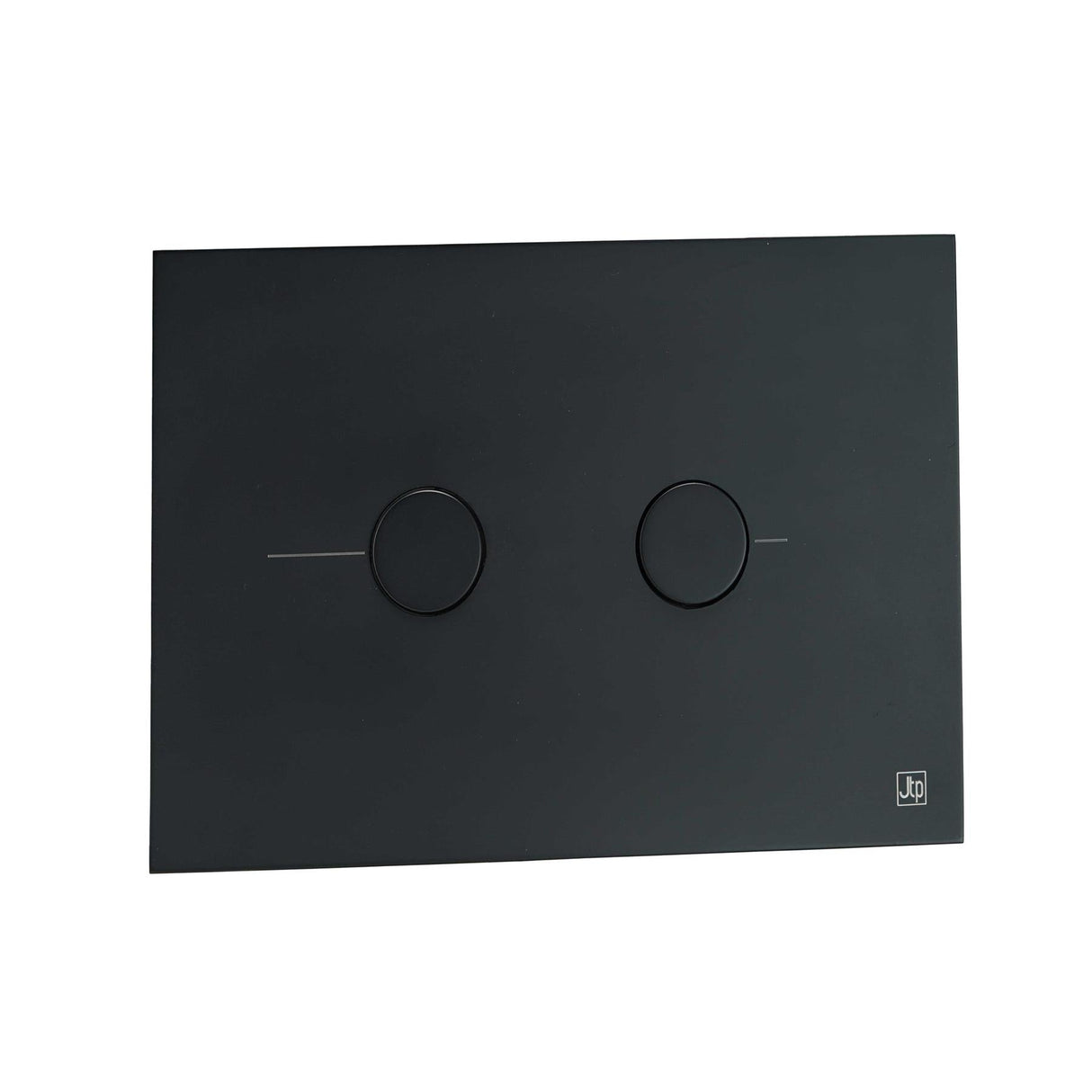JTP Flush Plate Matt Black JTP Metal Pneumatic Flush Plate