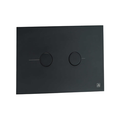JTP Flush Plate Matt Black JTP Metal Pneumatic Flush Plate