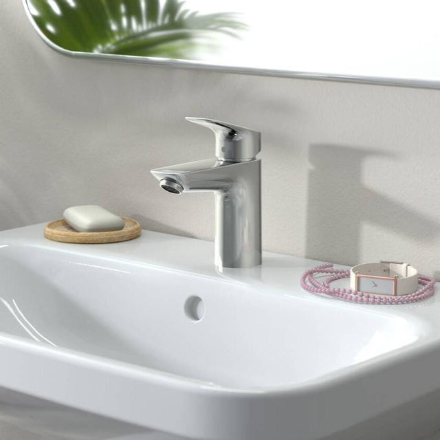Hansgrohe Mono Basin Tap Hansgrohe Logis Single Lever Basin Mixer Tap 100 in Chrome
