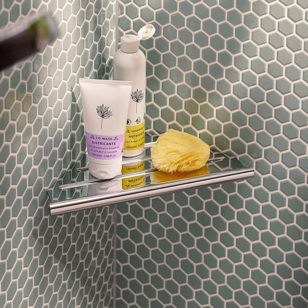 Hansgrohe Shelf Chrome Hansgrohe Addstoris S Corner Shelf