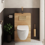 Crosswater WC Back To Wall Unit Windsor Oak Crosswater WC Unit - 545mm Wide