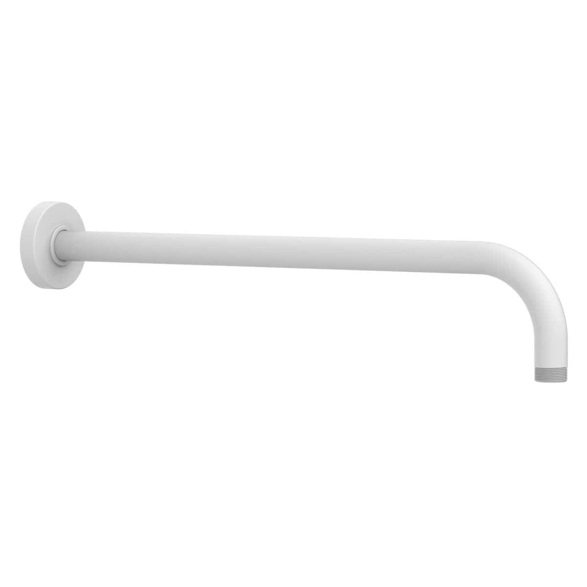 Roca Fixed Shower Arm Matt White Roca Wall Mounted 400mm Shower Arm