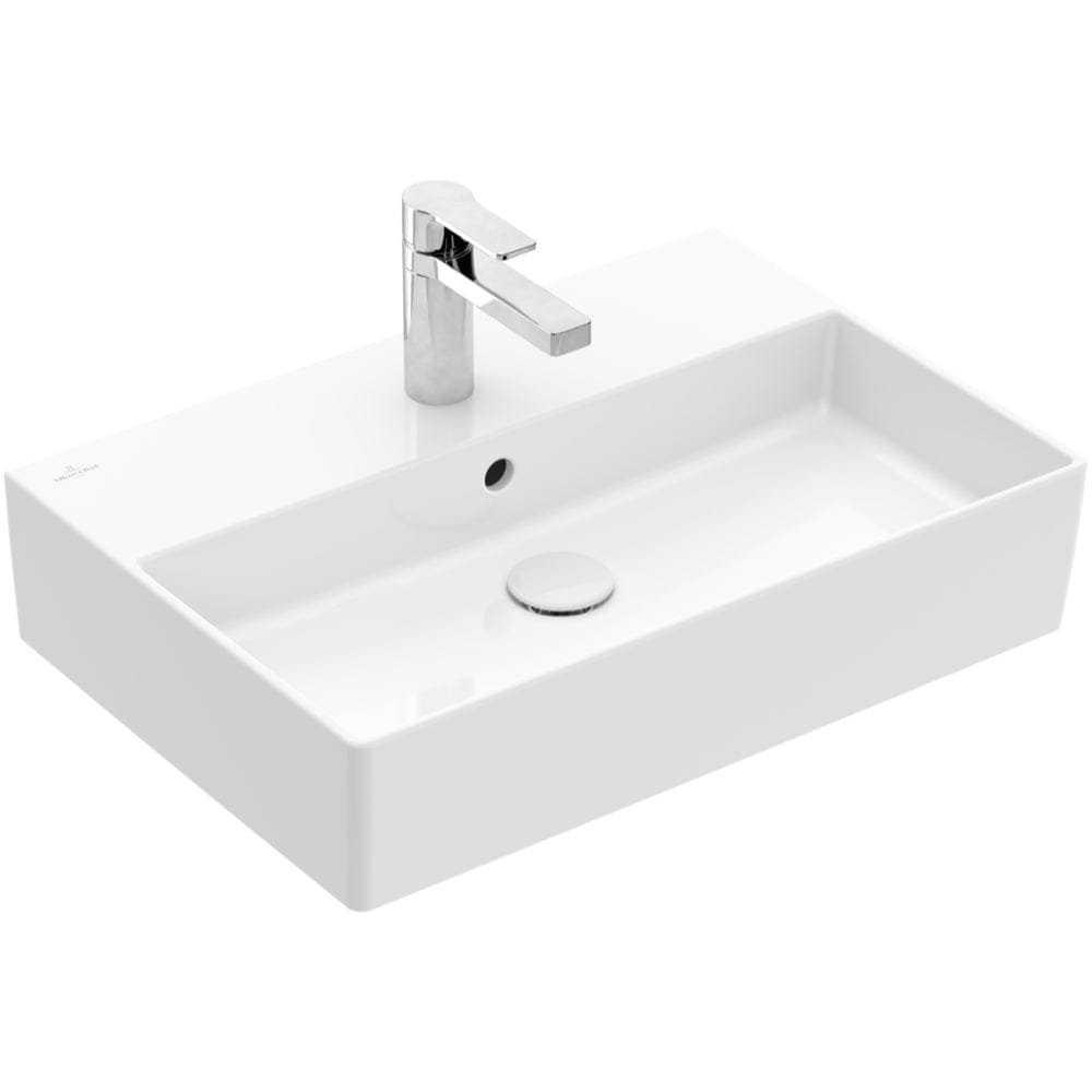 Villeroy & Boch Wall Hung Basin Villeroy & Boch Memento 2.0 Wall Hung Basin with Overflow in White Alpin