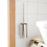 Smedbo Toilet Brush Chrome Smedbo Beslagsboden Cube Self-Adhesive Wall Mounted Toilet Brush and Holder