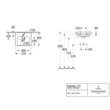 Villeroy & Boch Cloakroom Basin Villeroy & Boch Subway 3.0 Cloakroom Basin with Overflow in White Alpin