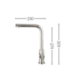 Crosswater Kitchen Tap Crosswater Cucina Tropic Dual Control Kitchen Sink Mixer Tap in Chrome