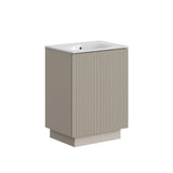 Crosswater Floor Standing Vanity Unit Crosswater Limit 600mm Floorstanding Vanity Unit with Basin