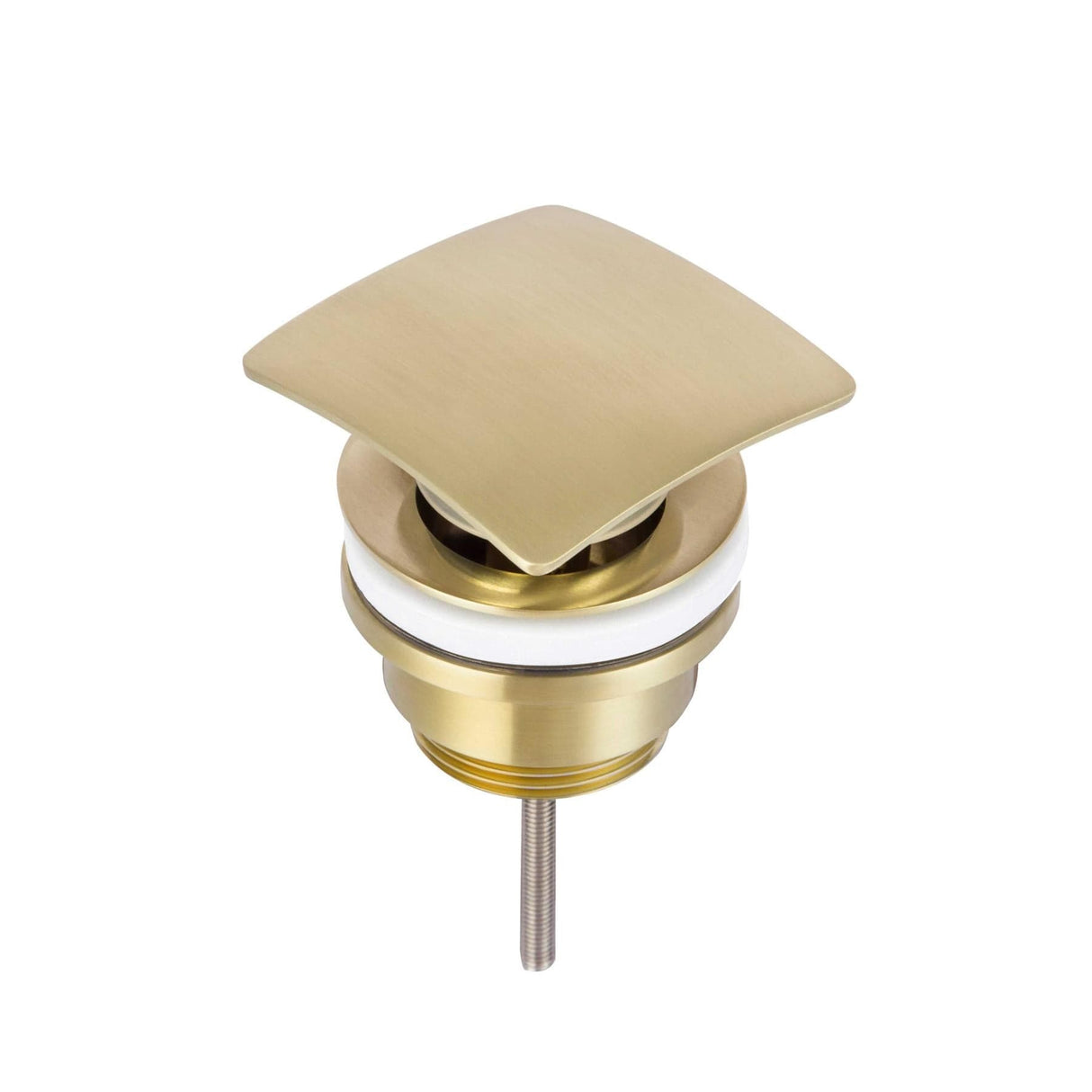 JTP Basin Waste Brushed Brass JTP HIX Universal (Slotted and Unslotted) Basin Waste