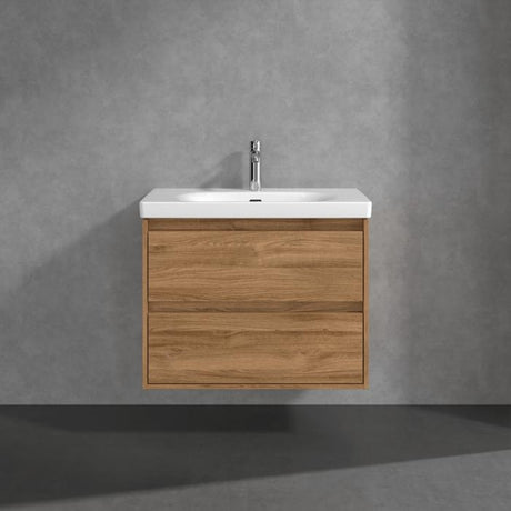 Villeroy & Boch Wall Mounted Vanity Unit Villeroy & Boch Skyla Wall Mounted 800mm Two Drawer Vanity Unit with Basin