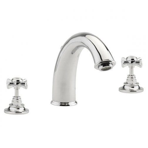 Sagittarius Bath Mixer Sagittarius Churchman 3 Hole Deck Mounted Bath Filler Tap in Chrome