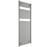 Tissino Ladder Rails 1652 x 600 / Central Heating Tissino Hugo2 Designer Towel Radiator in Lusso Grey
