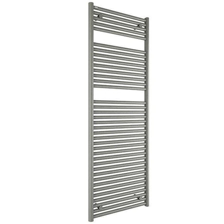 Tissino Ladder Rails 1652 x 600 / Central Heating Tissino Hugo2 Designer Towel Radiator in Lusso Grey