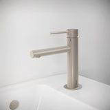 VitrA Mono Basin Tap Brushed Nickel VitrA Origin Basin Mixer Tap