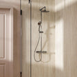 Crosswater Crosswater Fusion Exposed Shower Valve with Fixed Shower Head & Three Mode Handset in Chrome